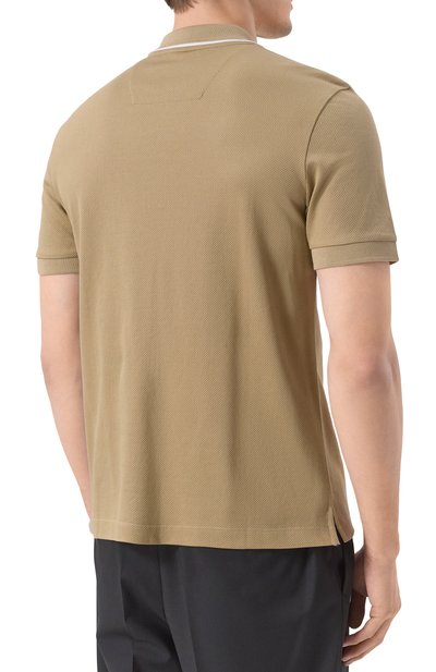 Хлопковое поло BOSS, арт. 50532612, фото 4