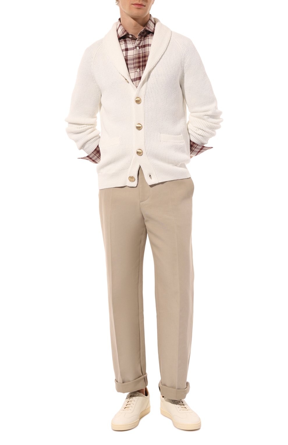 Хлопковый кардиган BRUNELLO CUCINELLI, арт. M2W706006, фото 2