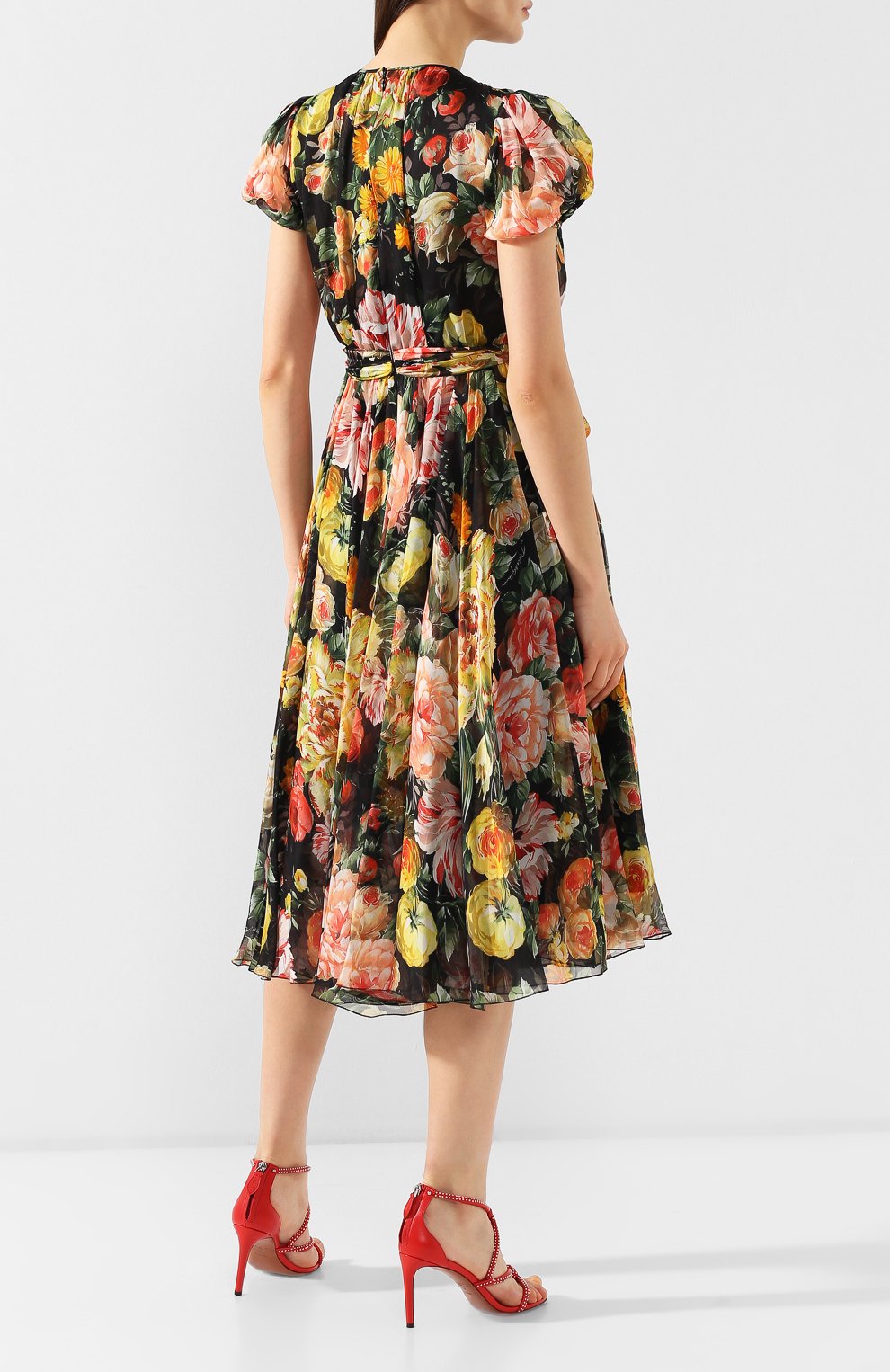 Шелковое платье DOLCE & GABBANA, арт. F6904T/HS1W1, фото 4