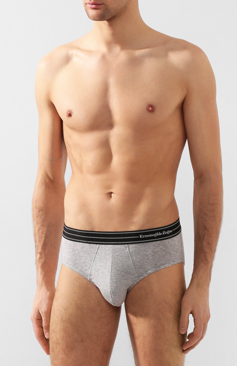 Хлопковые брифы с широкой резинкой ZEGNA, арт. N2L610010, фото 2