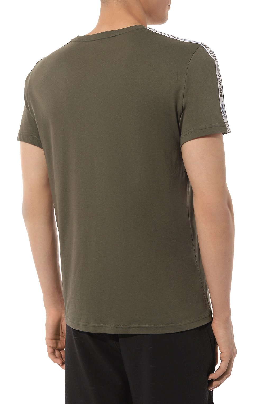 Хлопковая футболка EMPORIO ARMANI, арт. 211845/4R475, фото 4
