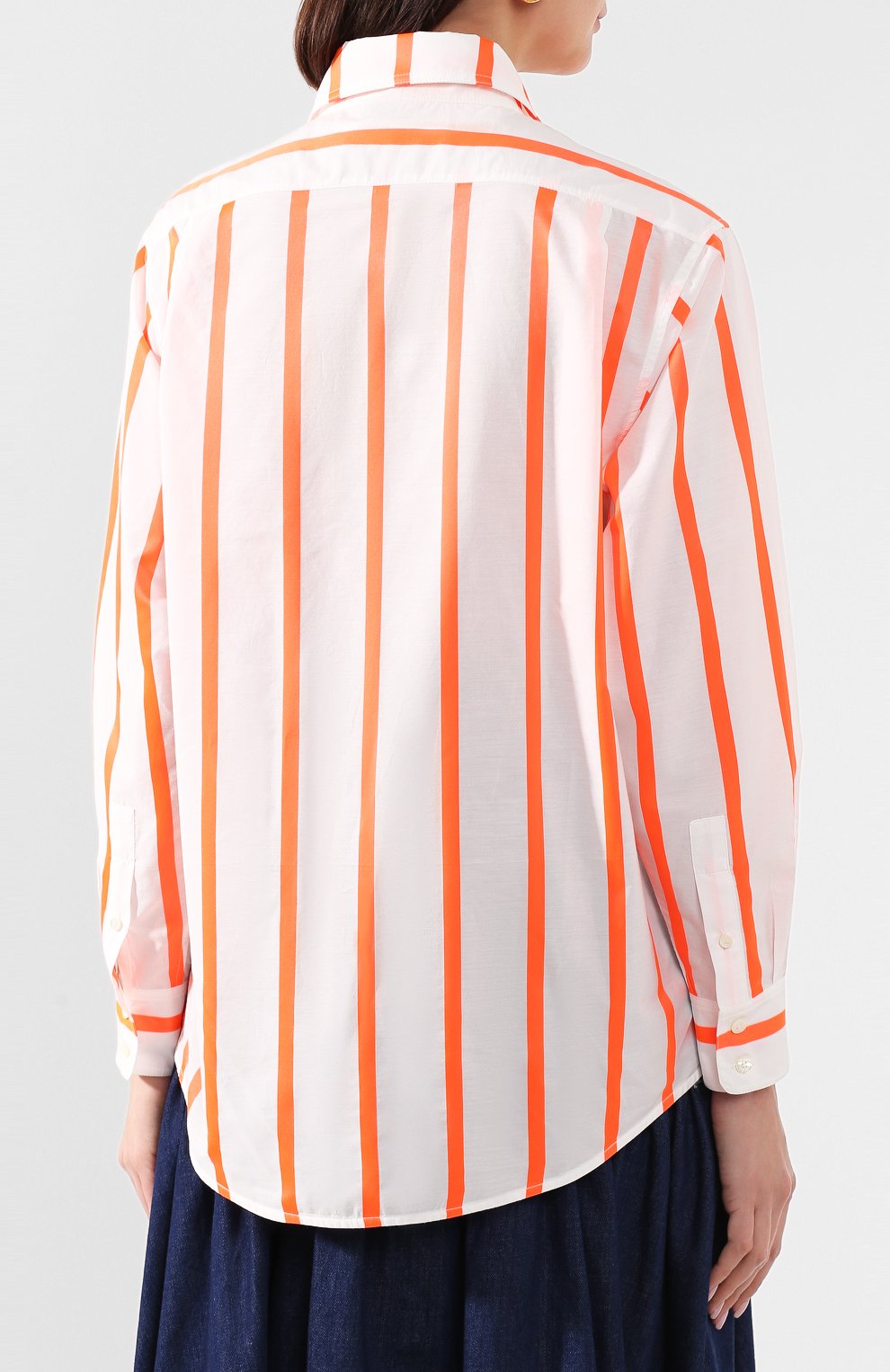 Хлопковая рубашка VICTORIA BECKHAM, арт. 1120WSH000642G, фото 4