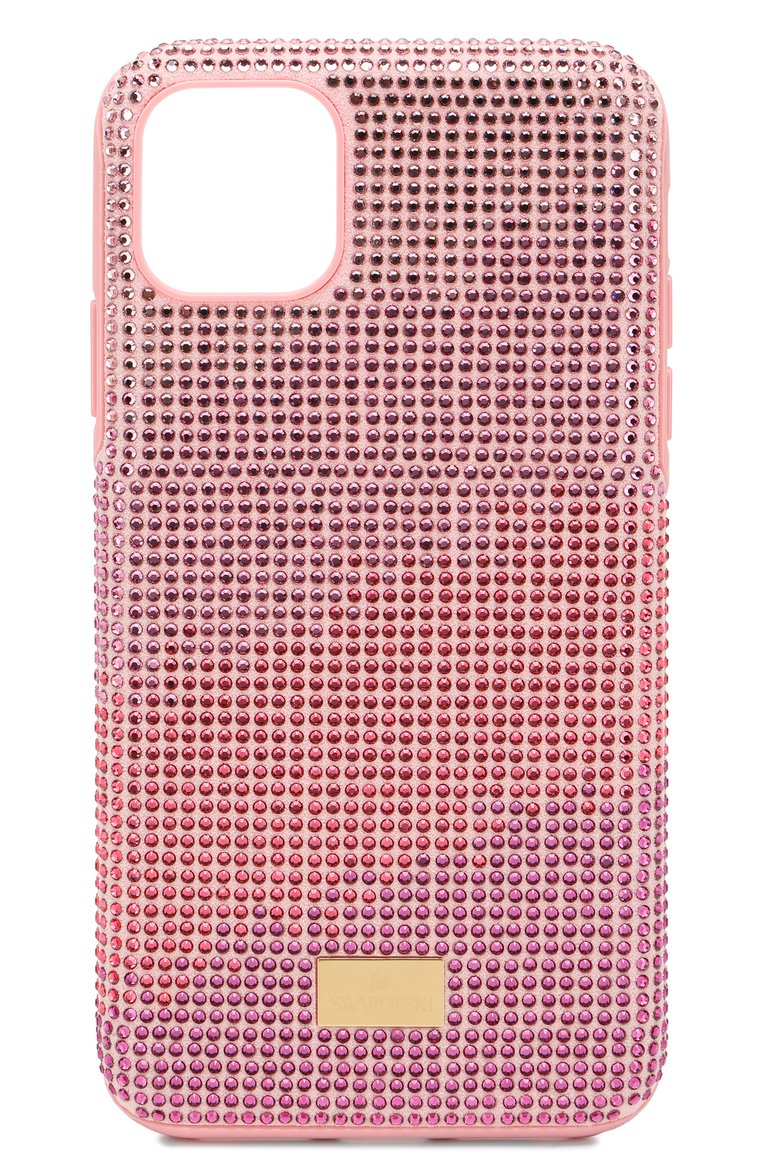 Чехол для iphone 11 pro max SWAROVSKI розового цвета, арт. 5531152 | Фото 1 (Нос: Не проставлено; Региональные ограничения белый список (Axapta Mercury): Не проставлено)