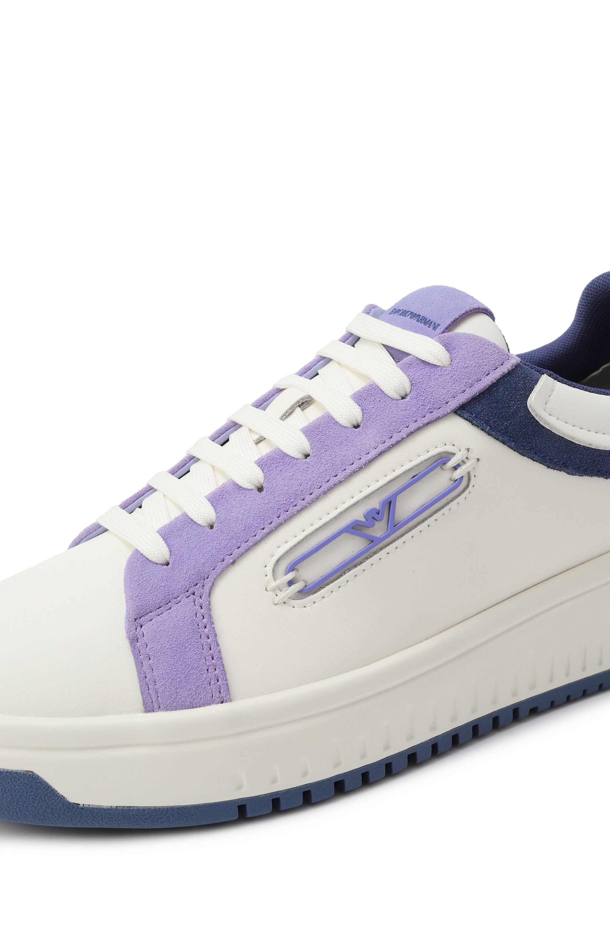 Кожаные кеды EMPORIO ARMANI, арт. X3X024/XR222, фото 7