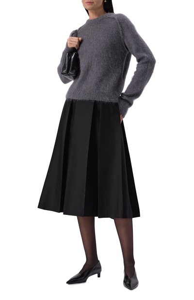 Юбка из шерсти и шелка TOTEME, арт. 251-WRB0273-FB0324, фото 2