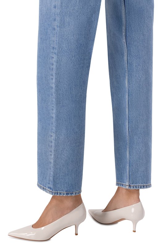 Лакированные туфли Robbie 55 Gianvito Rossi G22273.55RIC.NUI0FFW Белый  G22273.55RIC.NUI0FFW Фото 2