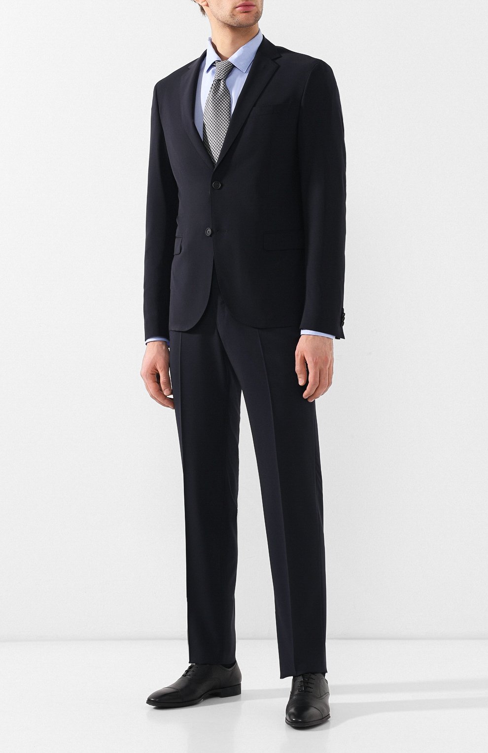 Кожаные оксфорды MORESCHI черного цвета по цене 46950 руб., арт. 42767/EG, фото 2 Кожаные оксфорды MORESCHI, арт. 42767/EG, фото 2