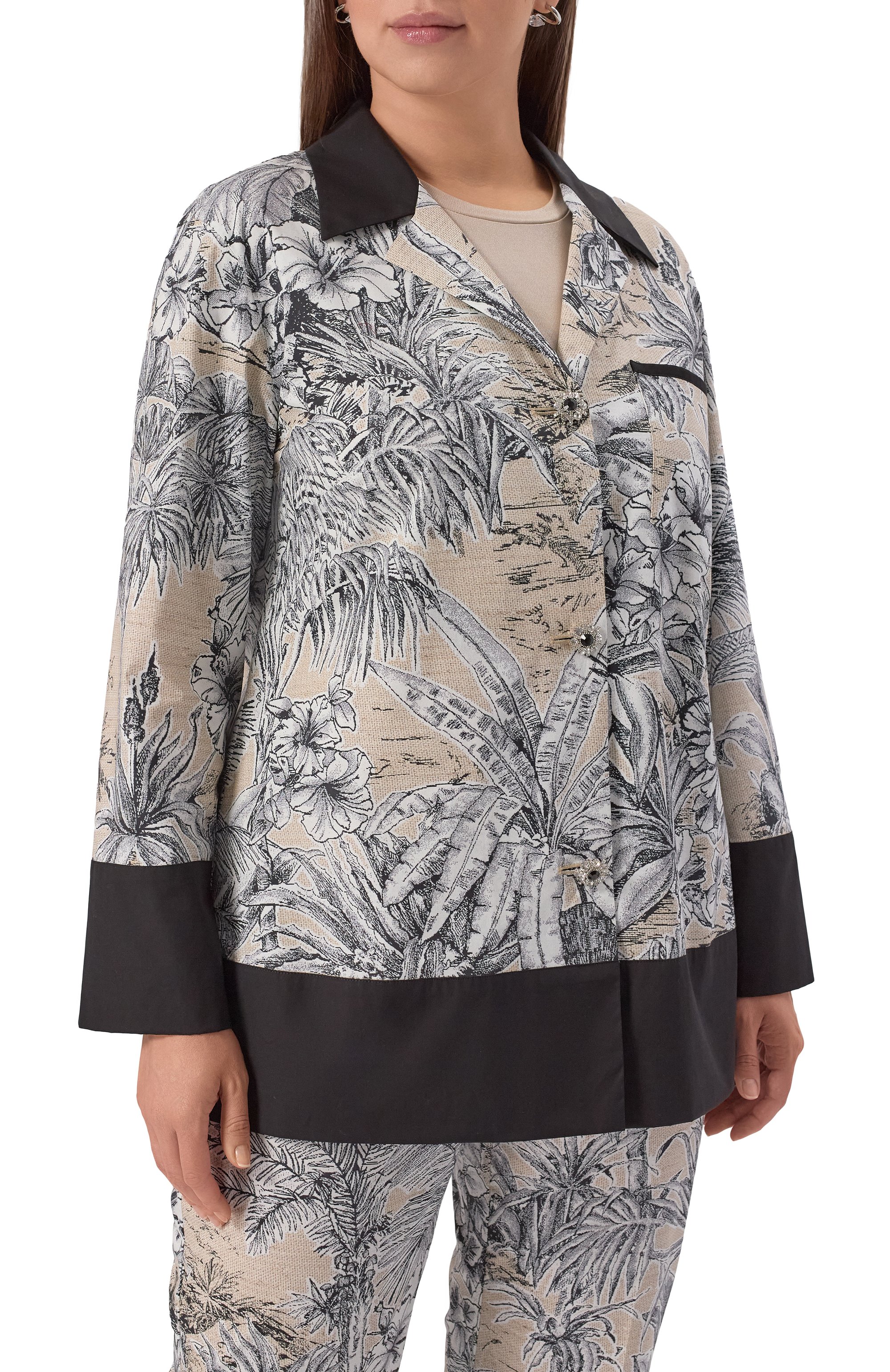 Хлопковая рубашка MARINA RINALDI, арт. P0LTAVA, фото 3