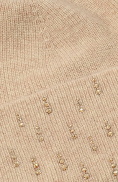 Кашемировая шапка WILLIAM SHARP бежевого цвета по цене 38100 руб., арт. A140-1, фото 4 Кашемировая шапка WILLIAM SHARP, арт. A140-1, фото 4