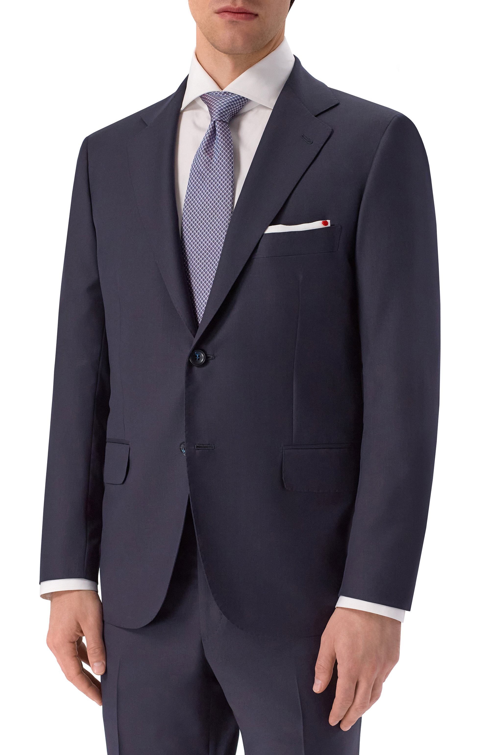 Шерстяной костюм KITON темно-синего цвета по цене 931000 руб., арт. UA81K01270_001, фото 2 Шерстяной костюм KITON, арт. UA81K01270_001, фото 2