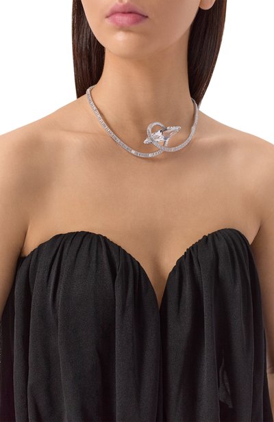 Колье matrix SWAROVSKI серебряного цвета по цене 99500 руб., арт. 5727039, фото 2 Колье matrix SWAROVSKI, арт. 5727039, фото 2