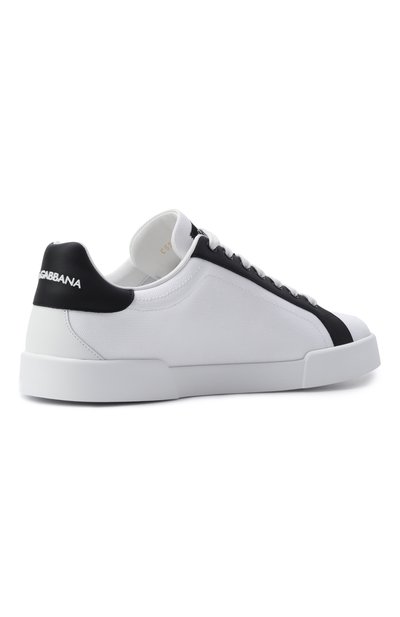 Комбинированные кеды portofino light strobel DOLCE & GABBANA белого цвета по цене 65350 руб., арт. CS2343/AE629, фото 5 Комбинированные кеды portofino light strobel DOLCE & GABBANA, арт. CS2343/AE629, фото 5