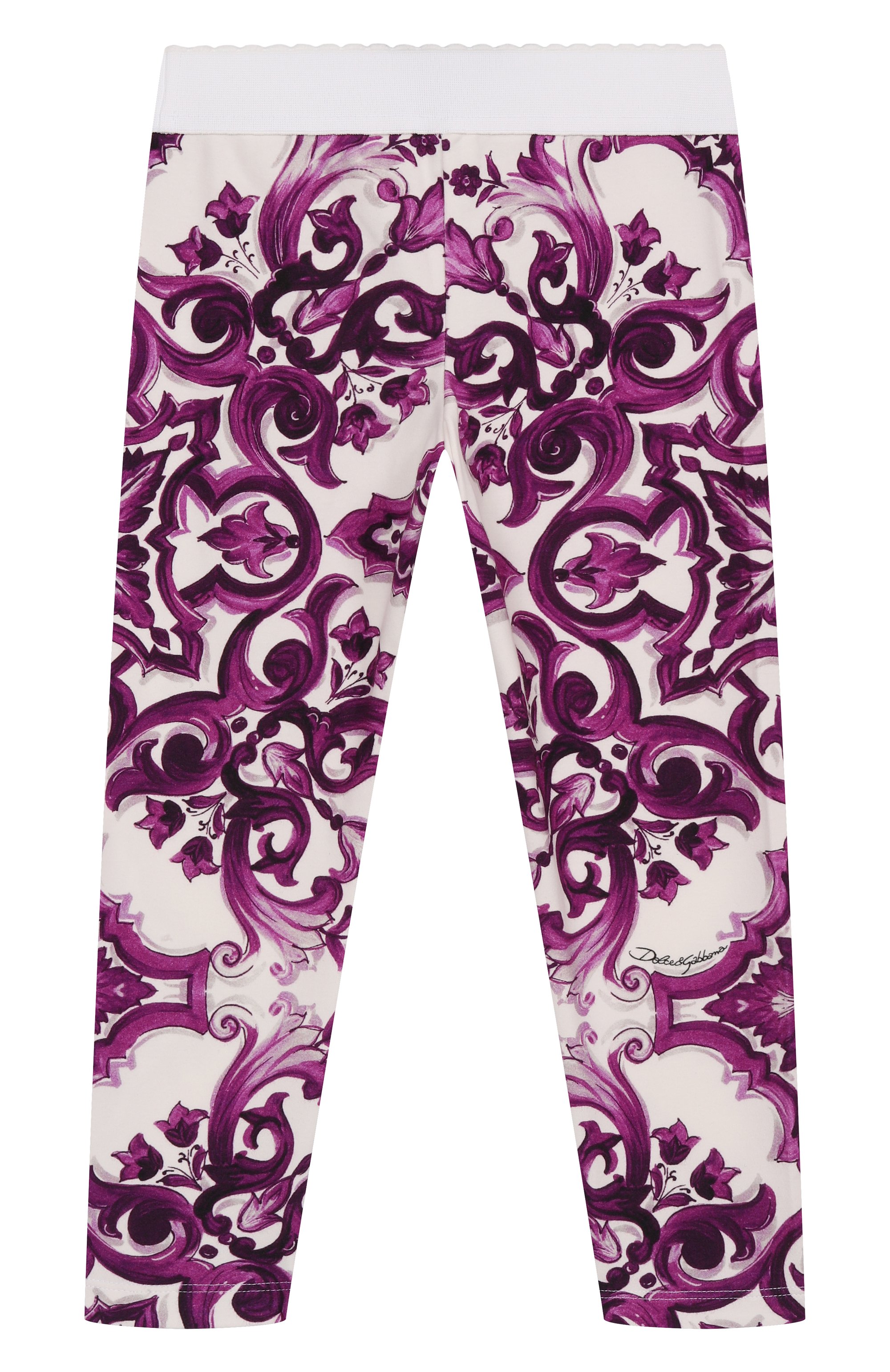 Хлопковые легинсы DOLCE & GABBANA, арт. L5JP5B/HPGF4/8-12+, фото 2