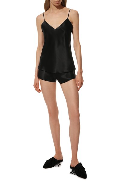 Шелковая пижама SIMONE PERELE черного цвета по цене 28690 руб., арт. 15B900-15B640, фото 2 Шелковая пижама SIMONE PERELE, арт. 15B900-15B640, фото 2