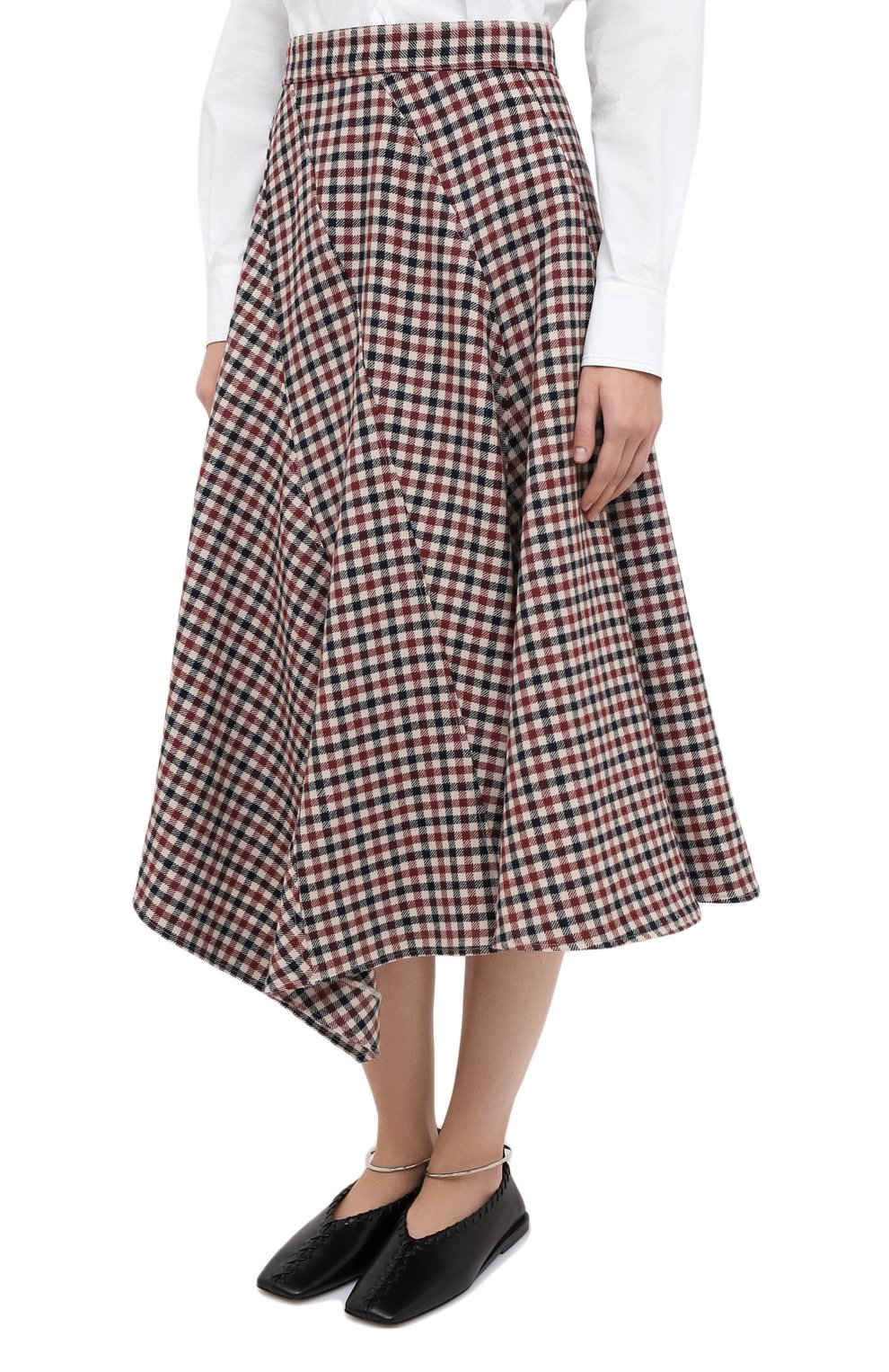 Шерстяная юбка JW ANDERSON разноцветного цвета по цене 46200 руб., арт. SK0047 PG0332, фото 4 Шерстяная юбка JW ANDERSON, арт. SK0047 PG0332, фото 4