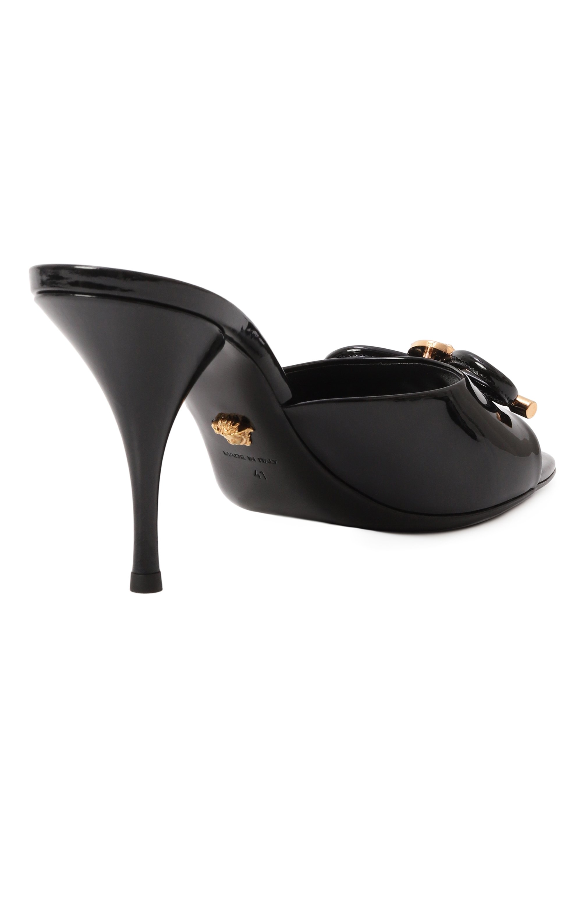 Лакированные мюли opera bow 85 VERSACE, арт. 1018239/D2VE, фото 5