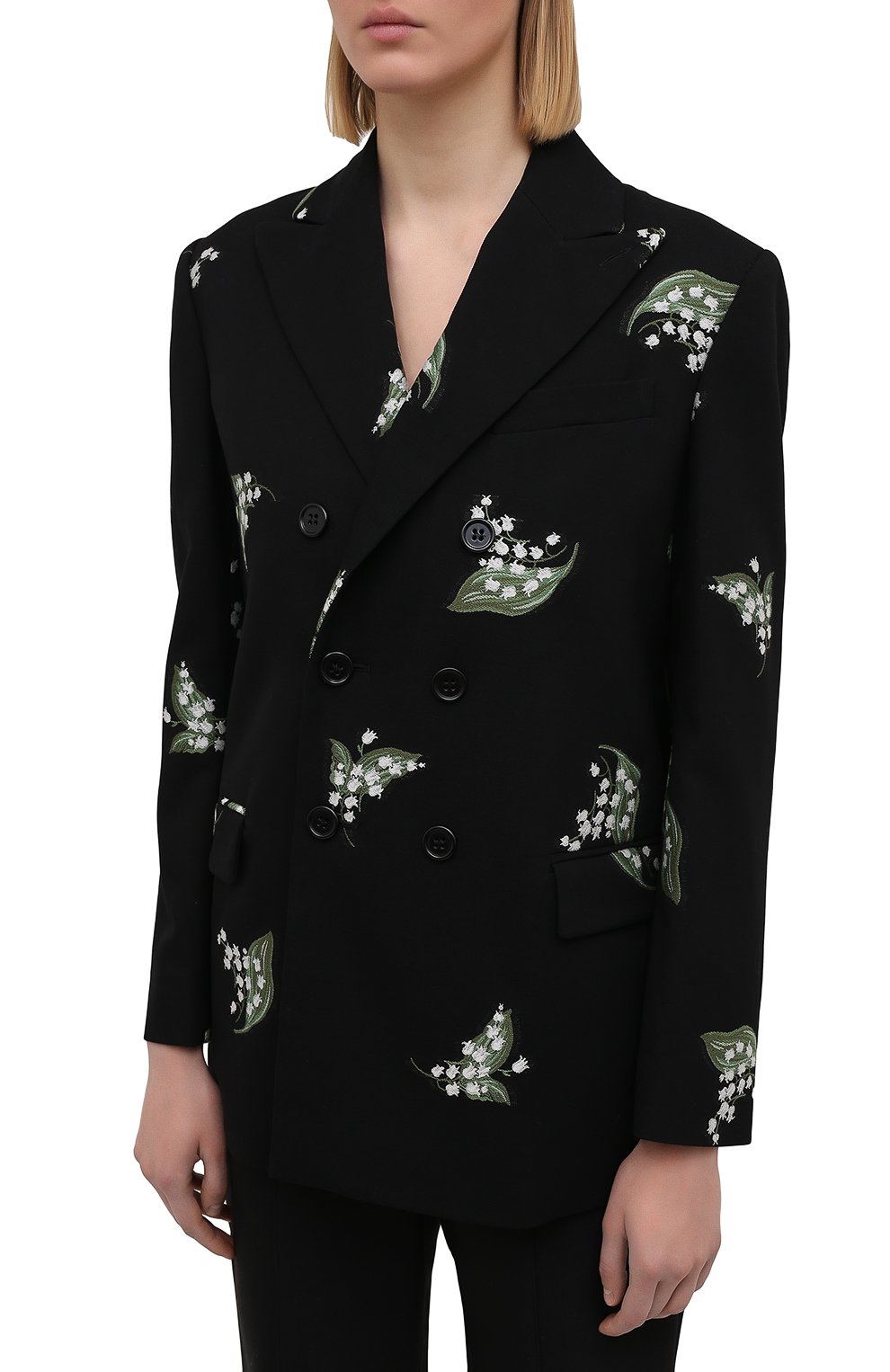 Жакет из хлопка и шерсти REDVALENTINO, арт. VR3CEC40/5M4, фото 3