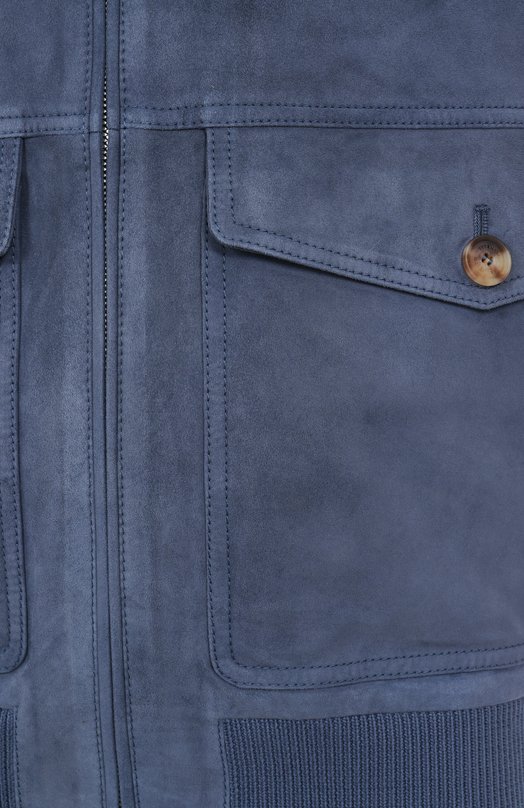 Комбинированный жилет Brunello Cucinelli M0PCL2033 Синий  M0PCL2033 Фото 6