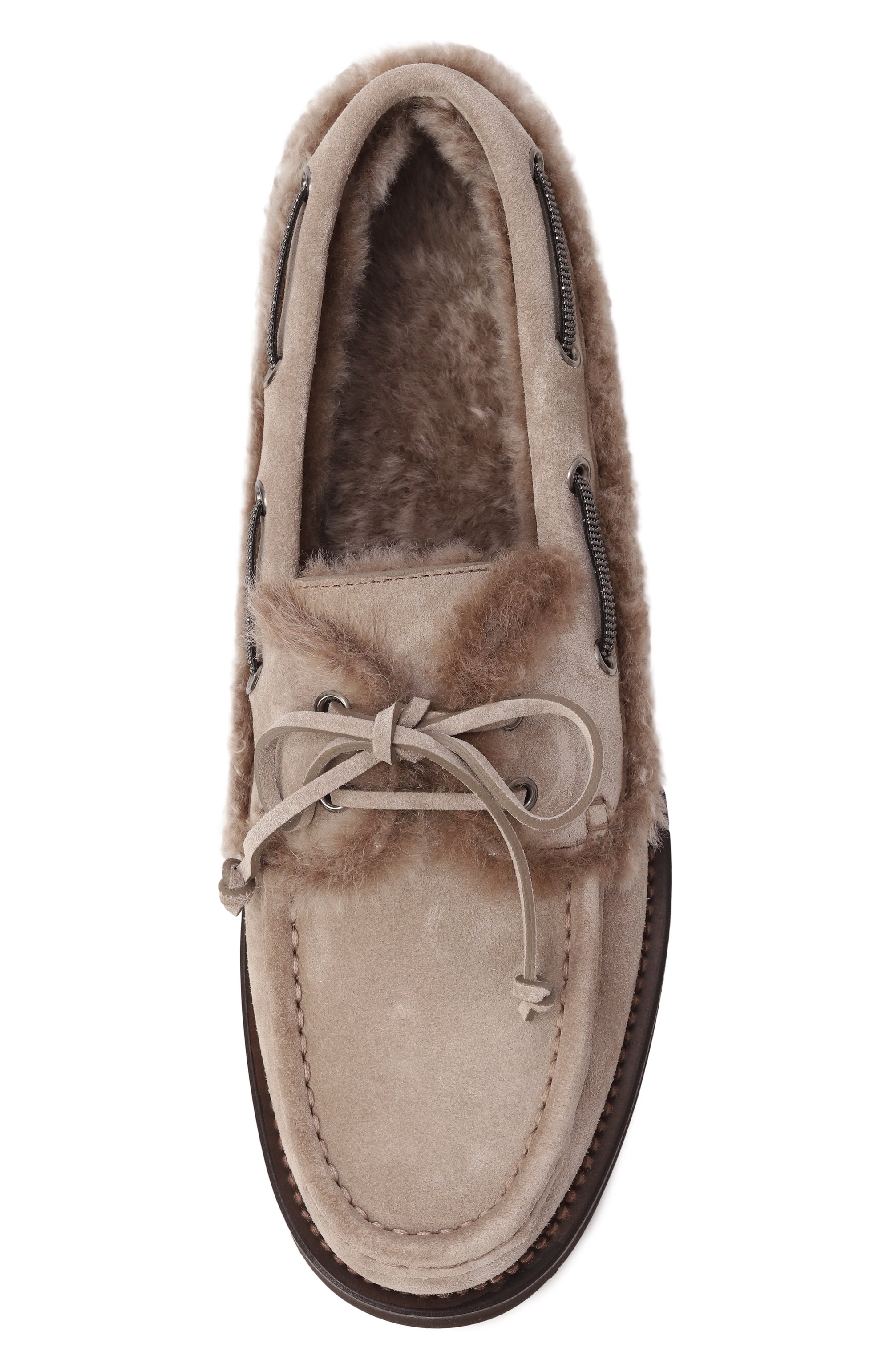 Замшевые топсайдеры BRUNELLO CUCINELLI, арт. MZSFG3114, фото 6