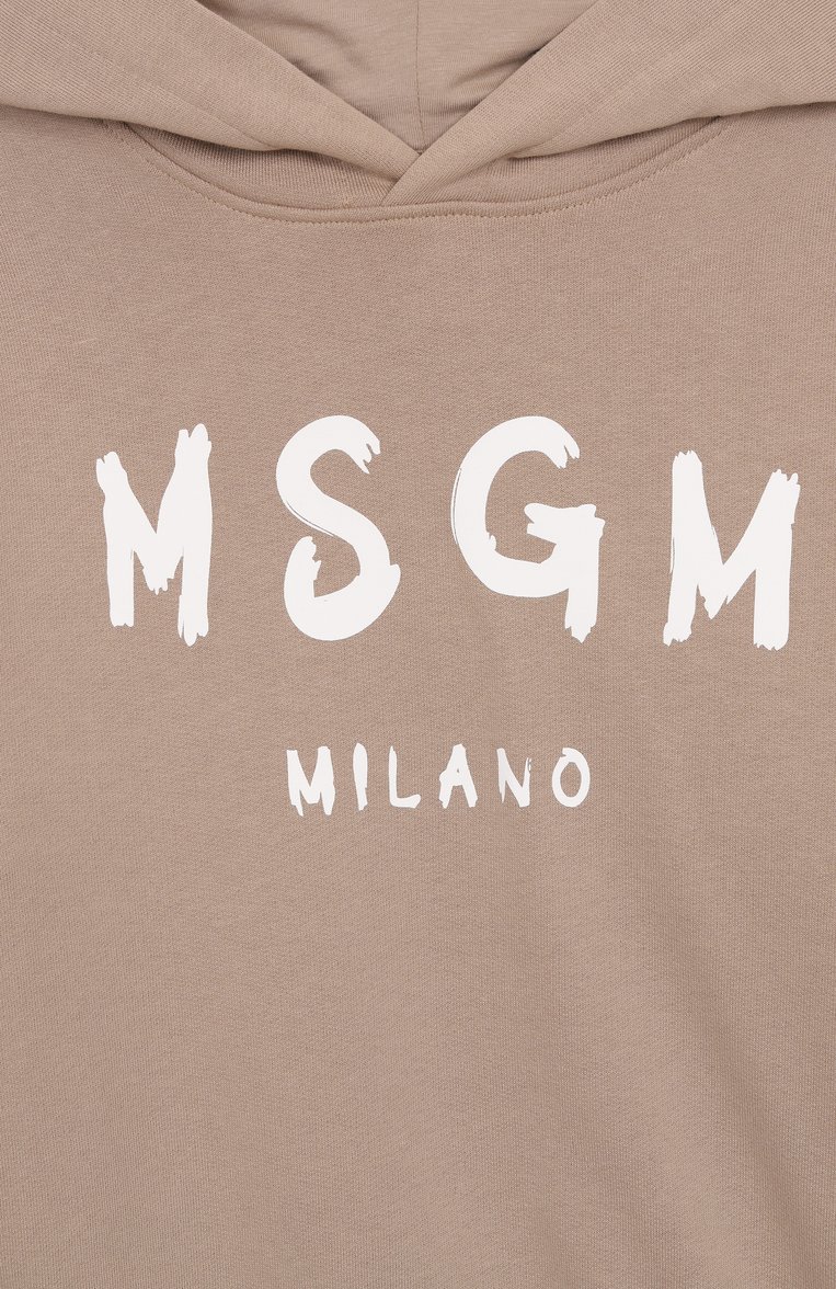 Хлопковое худи MSGM KIDS, арт. S5MSJUHS055, фото 1
