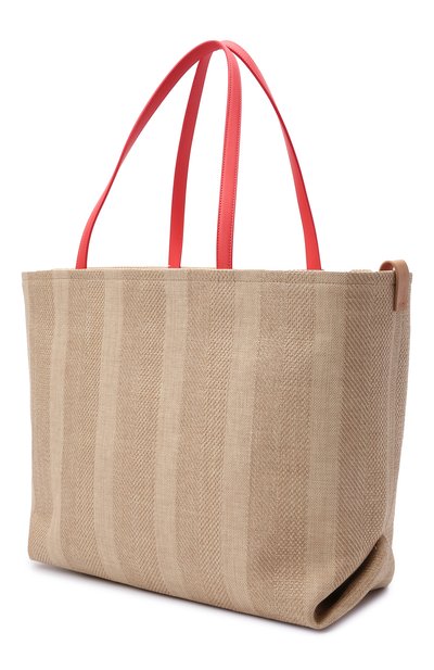 Сумка-тоут inside out LORO PIANA кораллового цвета по цене 319500 руб., арт. FAL6043, фото 3 Сумка-тоут inside out LORO PIANA, арт. FAL6043, фото 3