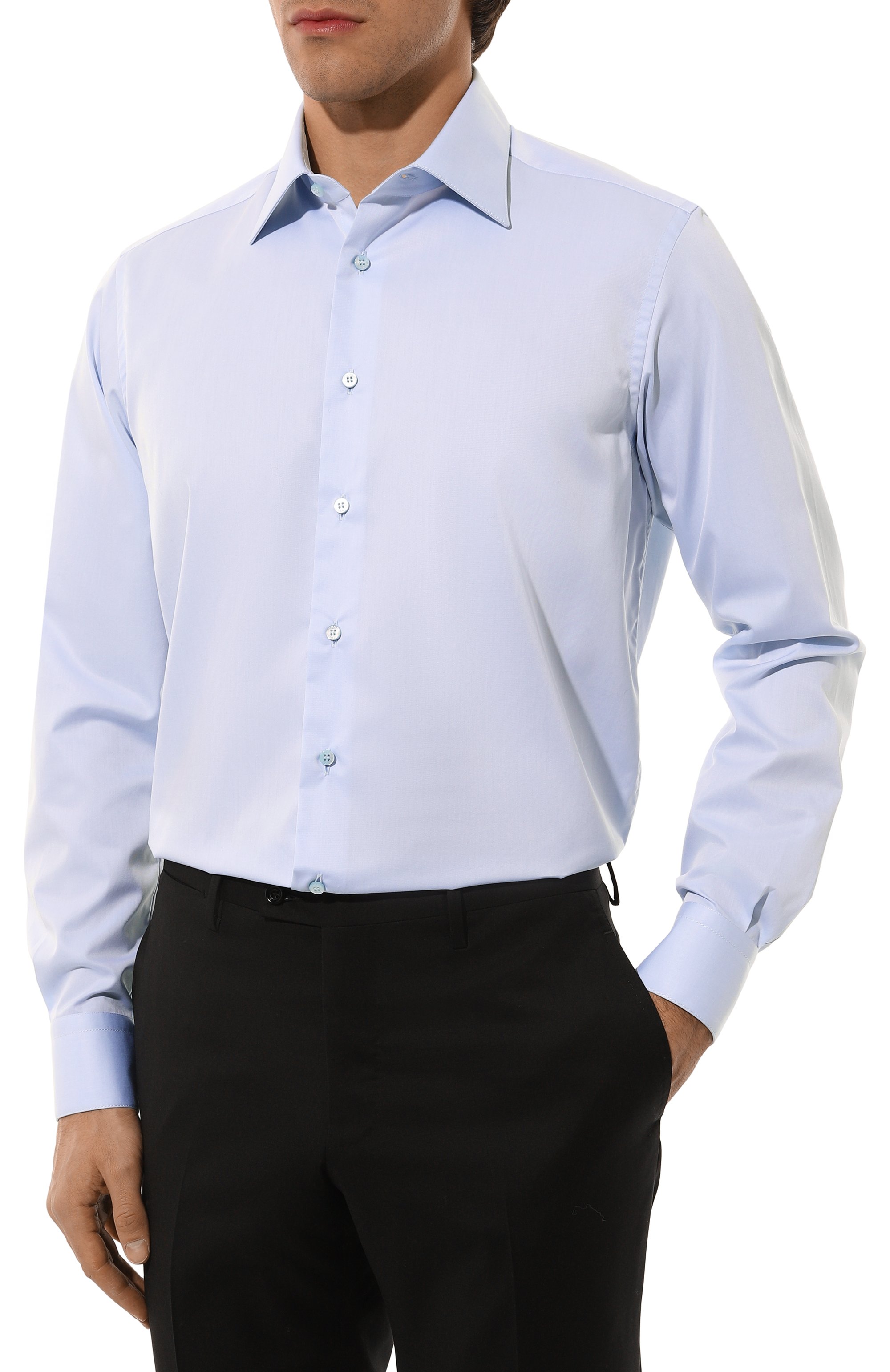 Хлопковая сорочка ZILLI, арт. CLAA01M010012212U, фото 3