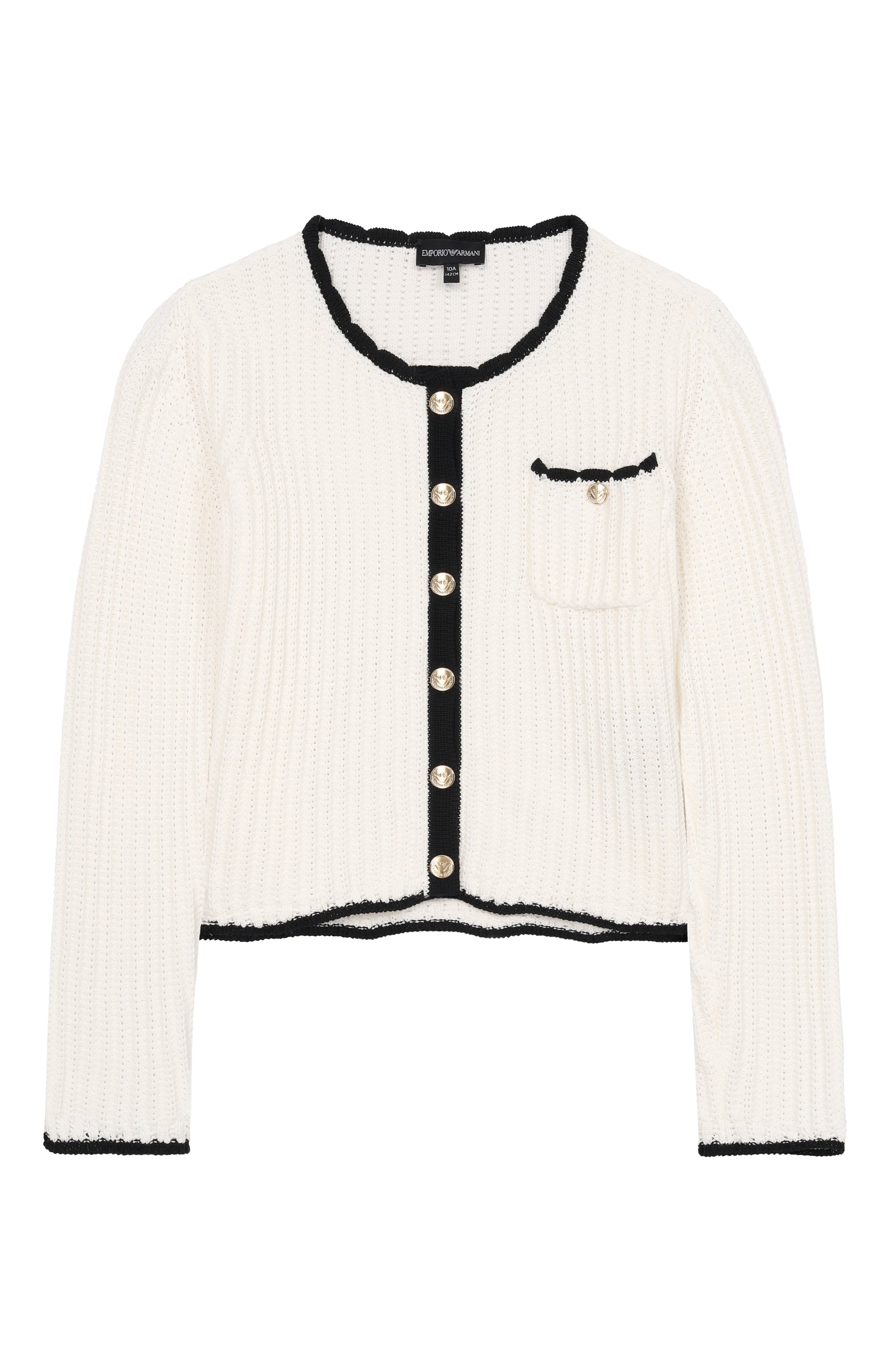 Хлопковый кардиган EMPORIO ARMANI, арт. EG000752/AF22776, фото 1