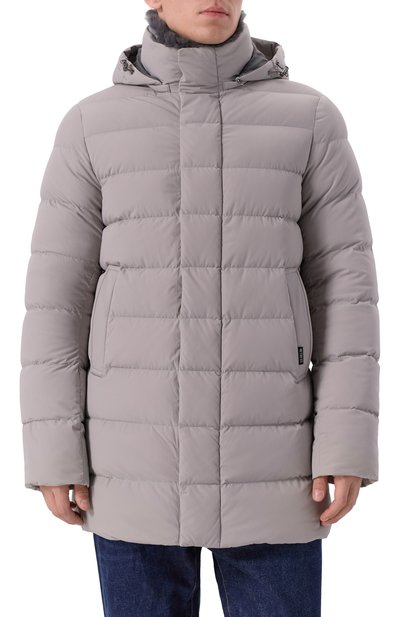 Пуховик с воротником из кролика HETREGO, арт. 8P435R/WILLIAM, фото 3