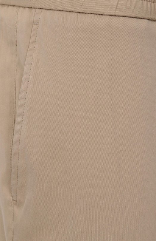 Брюки из хлопка и шелка Zilli CP201CM010790043U/68 Бежевый  CP201CM010790043U/68 Фото 6