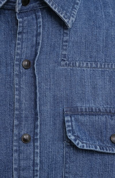 Джинсовая рубашка ZEGNA, арт. UVX46/STT3, фото 5