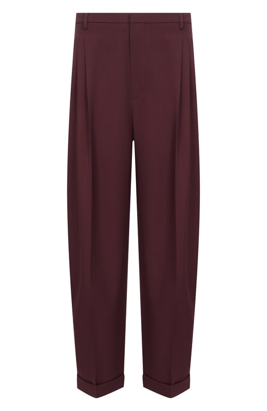 Шерстяные брюки Bottega Veneta 851380/V6DB0 Бордовый 851380/V6DB0