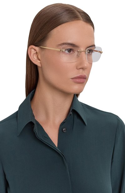 Оправа CARTIER золотого цвета по цене 111000 руб., арт. CT0148 001, фото 3 Оправа CARTIER, арт. CT0148 001, фото 3