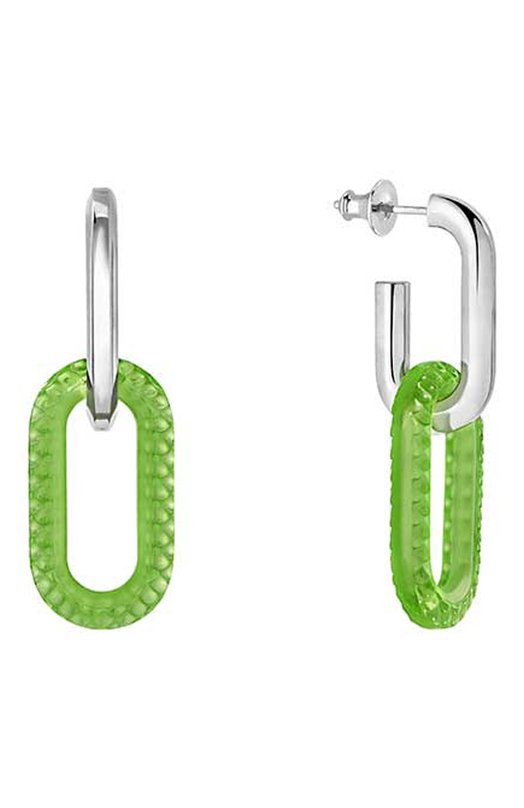 Серьги Empreinte Animale small Lalique 10781700 Зелёный 10781700