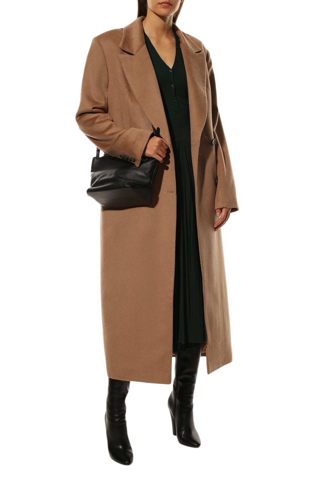Пальто из шерсти и вискозы LESYANEBO, арт. FW21/H-405/OLZ, фото 2
