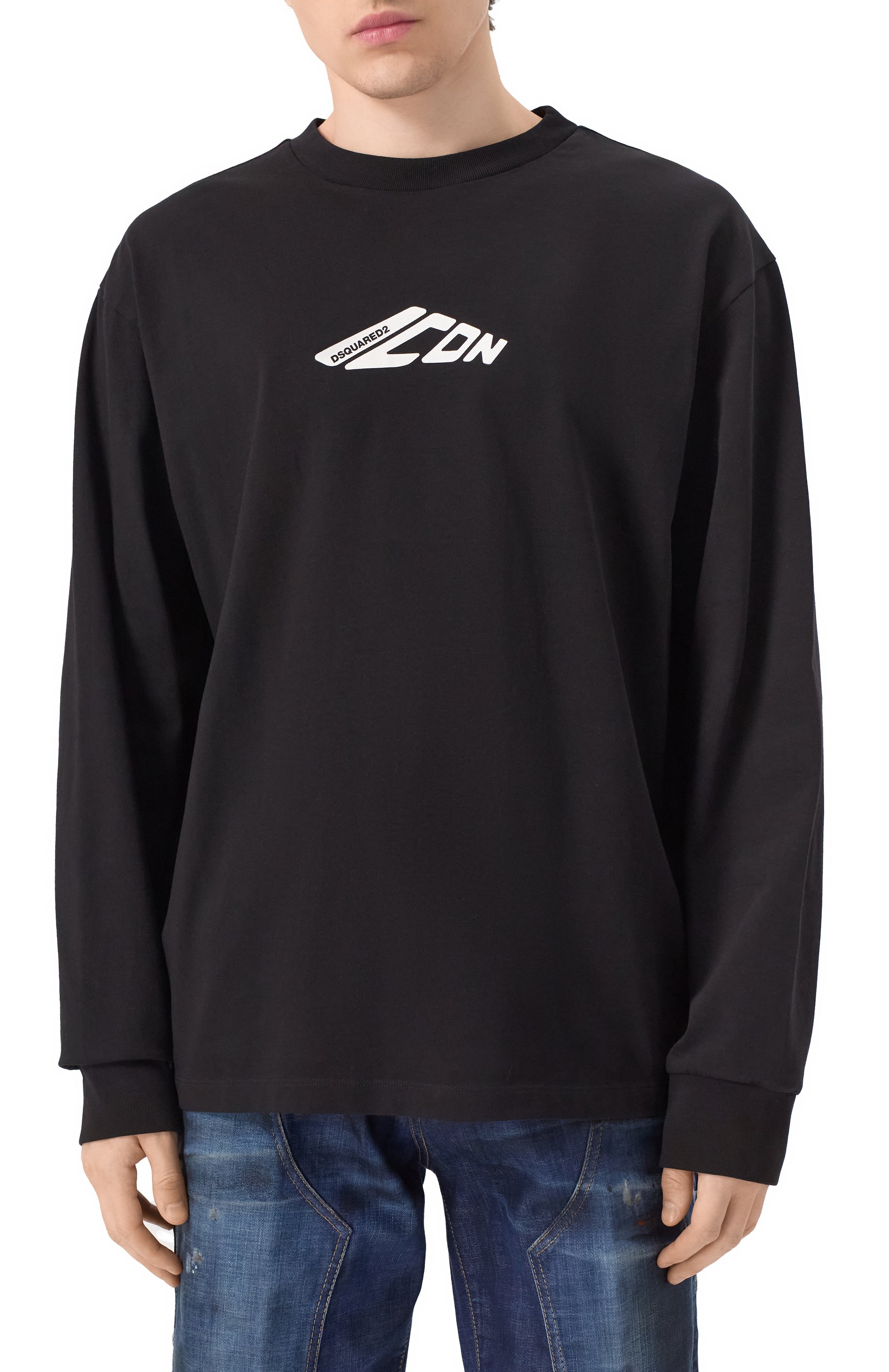 Хлопковый лонгслив icon DSQUARED2, арт. S79GC0099/D20033, фото 3