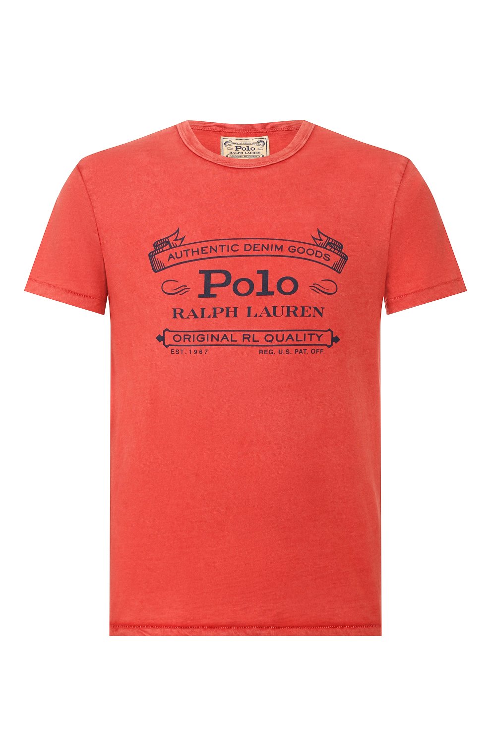 Хлопковая футболка POLO RALPH LAUREN, арт. 710795143, фото 1
