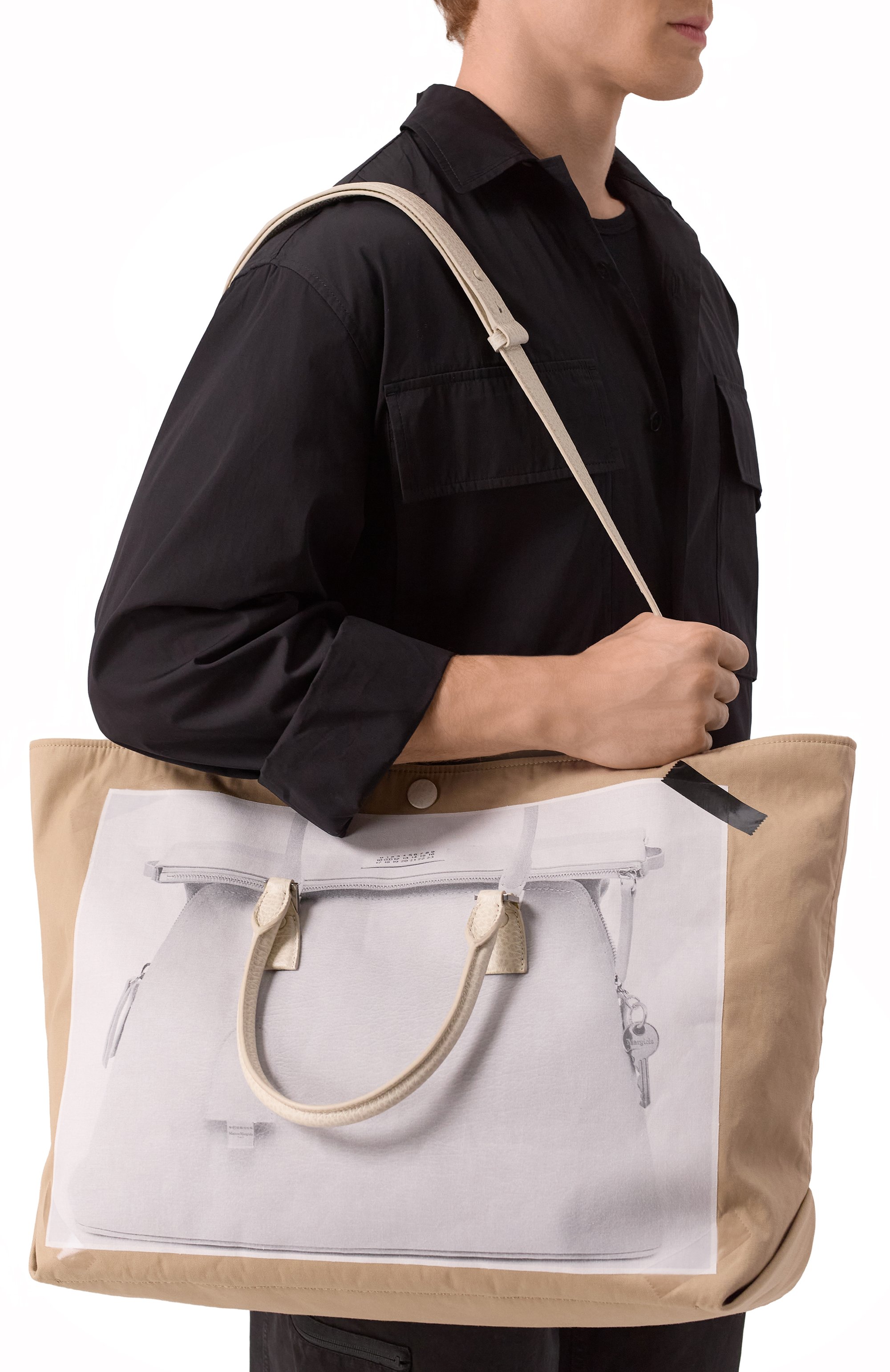 Сумка-тоут trompe l'oeil 5ac medium MAISON MARGIELA, арт. SB1WC0015/P6436, фото 2