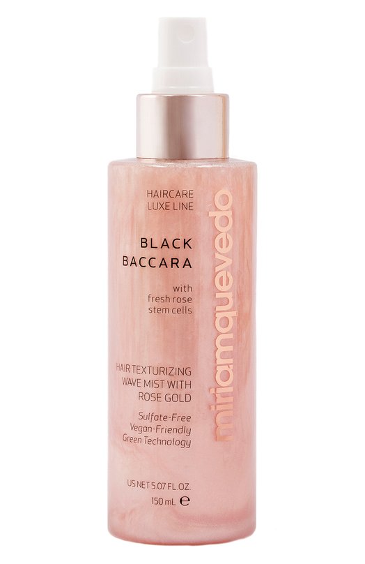 фото Текстурирующий мист для волос с 23к розовым золотом и розой black baccara (150ml) miriamquevedo