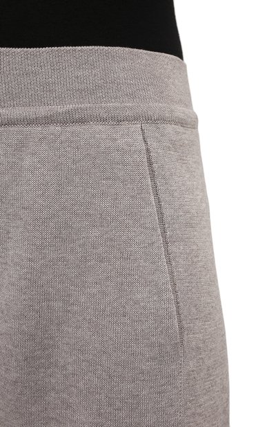 Шорты из вискозы FREEAGE серого цвета по цене 12320 руб., арт. FSW21060264GR, фото 5 Шорты из вискозы FREEAGE, арт. FSW21060264GR, фото 5