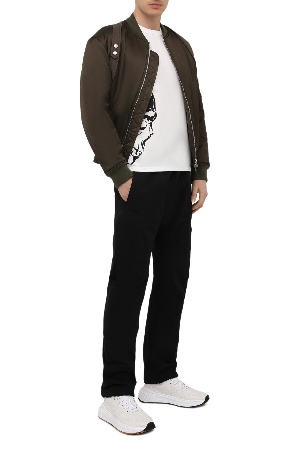 Хлопковая футболка ALEXANDER MCQUEEN, арт. 650423/QQZ65, фото 2