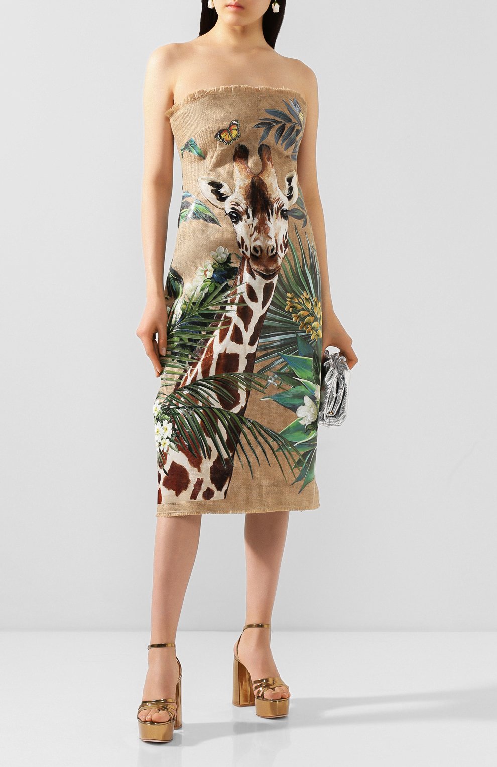 Льняное платье DOLCE & GABBANA, арт. F6J0PT/FP4LU, фото 2