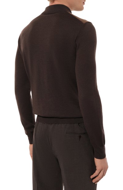 Шерстяное поло CORNELIANI, арт. 94M50X-9425188, фото 4