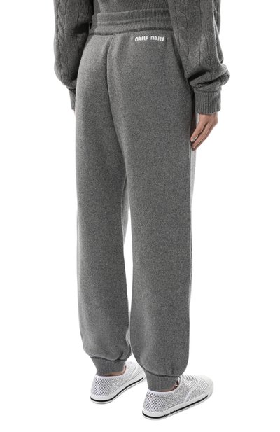 Шерстяные джоггеры MIU MIU, арт. MMP164-1ZDJ-F0031, фото 4
