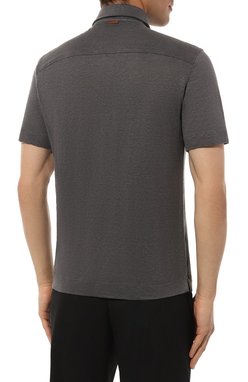 Льняное поло ZEGNA, арт. UD376A7/D784, фото 4