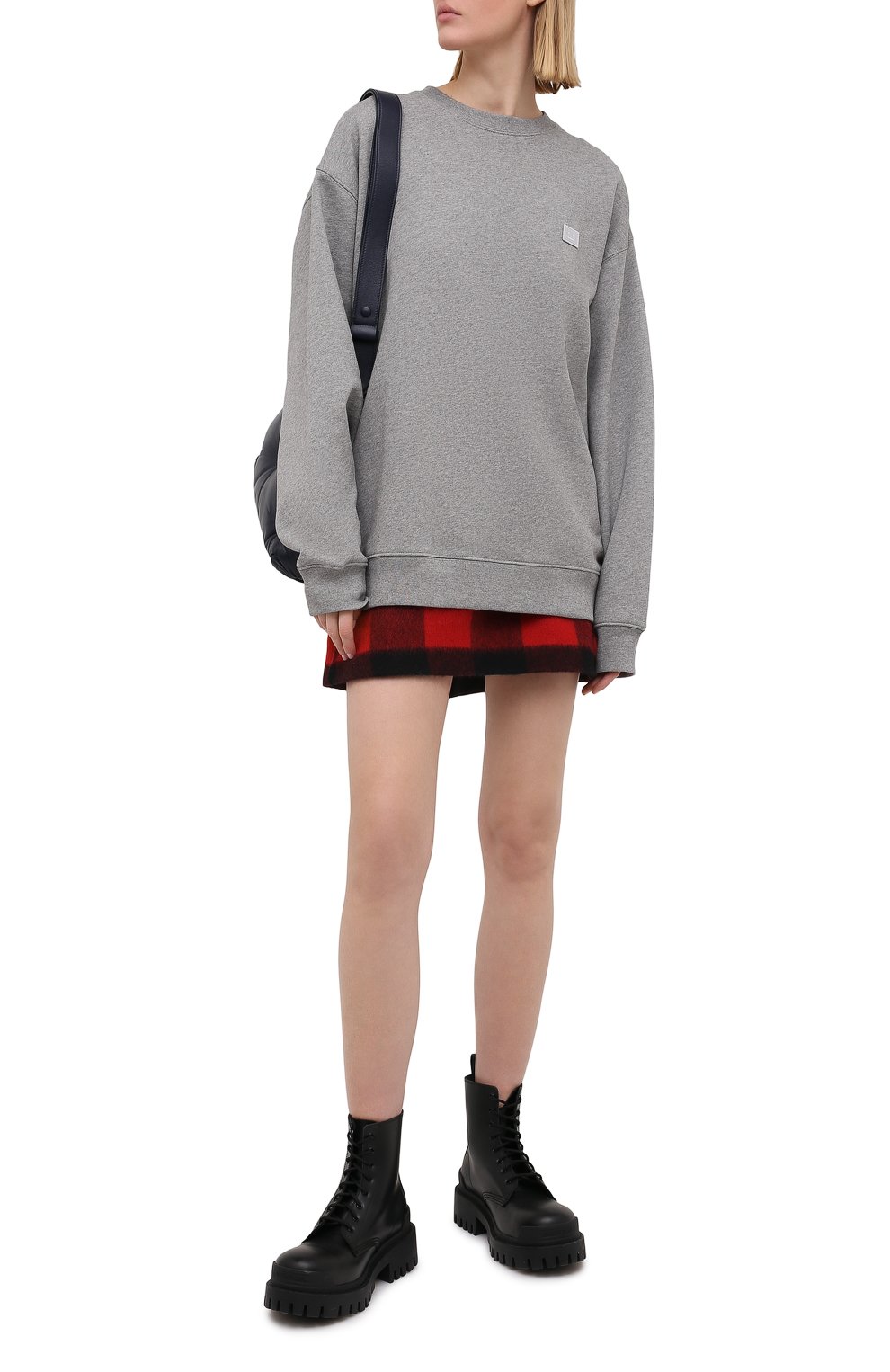 Хлопковый свитшот ACNE STUDIOS, арт. CI0010/W, фото 2