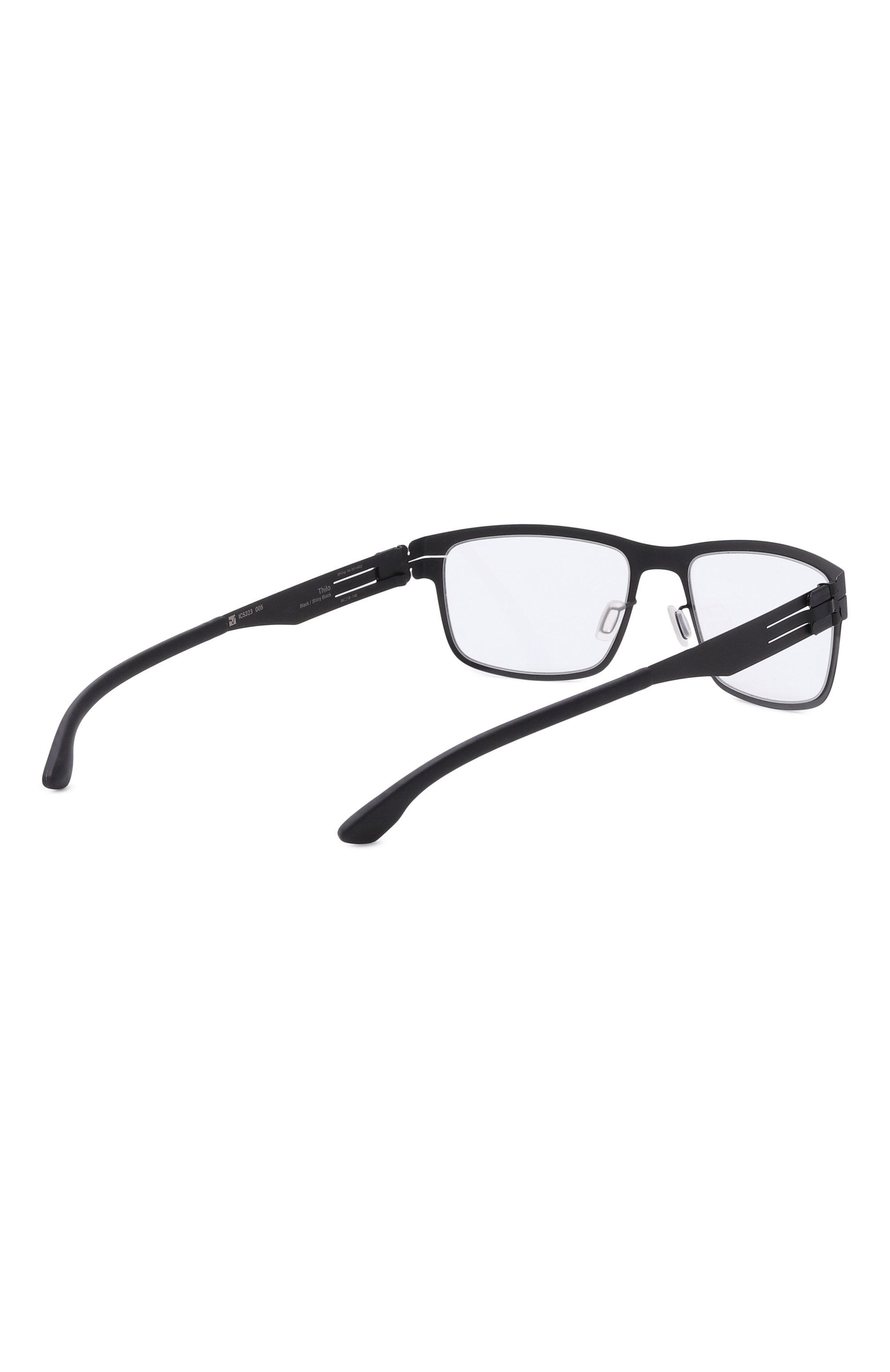 Оправа IC! BERLIN черного цвета по цене 64950 руб., арт. IB-THIL0 BLACK P0P-BLASTED, фото 4 Оправа IC! BERLIN, арт. IB-THIL0 BLACK P0P-BLASTED, фото 4