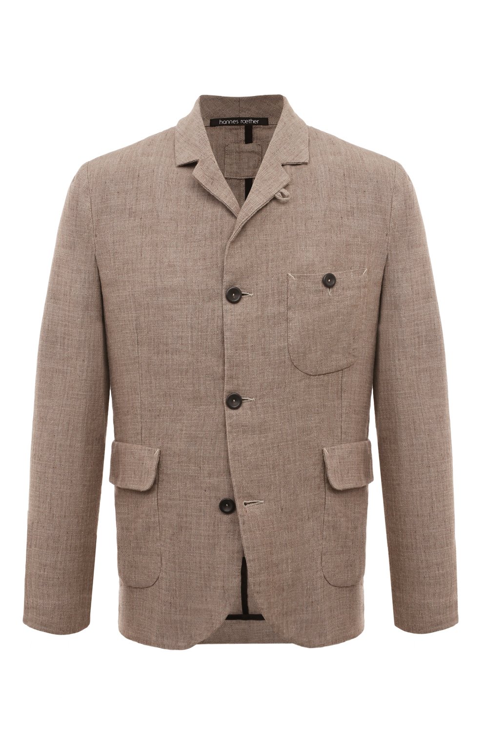 Пиджак из хлопка и льна HANNES ROETHER, арт. J0S32EF.6050, фото 1
