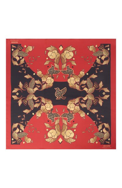 Шелковый платок ХОХЛОМА Х АЛЕНА АХМАДУЛЛИНА, арт. WTA111L, фото 4