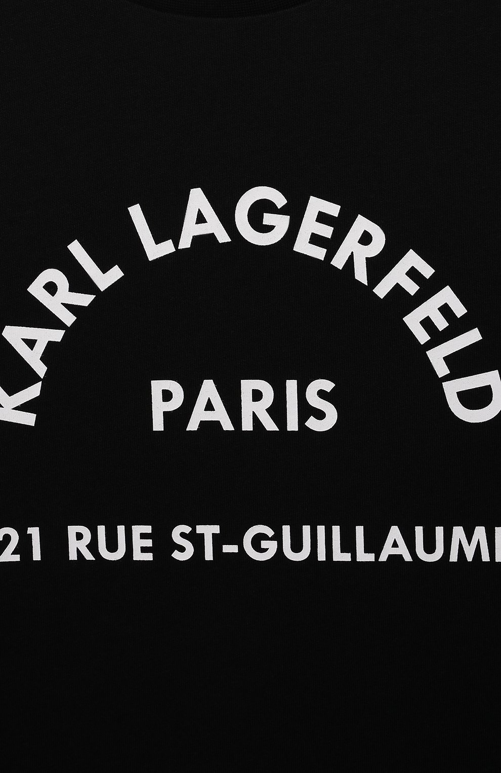 Хлопковая футболка KARL LAGERFELD KIDS, арт. Z25316, фото 3