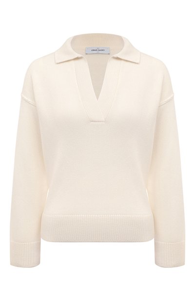 Женский пуловер из шерсти и вискозы GRAN SASSO, арт. 13271/12822